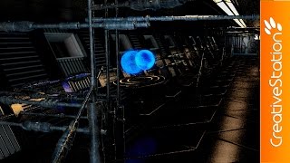 Spaceship corridor - 3D Speed art (#Cinema4D) | CreativeStation