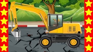 Строим дорогу. Мультики про строительные машины. Мультфильмы про машинки. Развивающие мультики