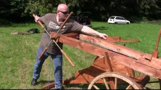 As big as a car: Huge Slingshot Cannon in Action