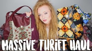 Massive Thrift Haul | Hippie 70's + Try On