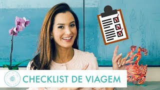 Checklist de Viagem - Tudo que você precisa preparar antes de viajar - GUIA DA JOW!