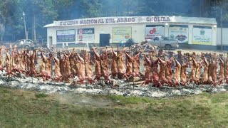 FIESTA ASADO CHOLILA - CHUBUT - PATAGONIA - ARGENTINA