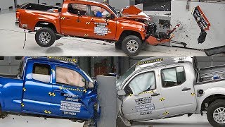 Crash Test 2017 Pickup Trucks – Colorado, Tacoma, Frontier