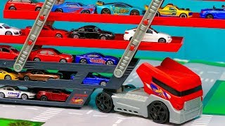 Мультфильм про Большой Автовоз, Гоночные машинки, модельки 299 Серия Мир Машинок Видео для детей