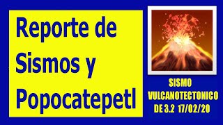 Volcán Popocatépetl  en vivo REPORTE cenapred Sísmico Último MOMENTO HyperGeo sismos de hoy HYPER333