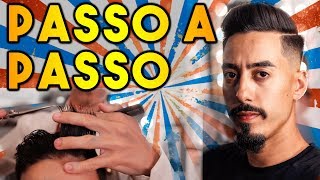 Como Fazer Corte Razor Part Passo a Passo - Corte masculino rápido