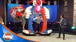 Natalia Téllez le juega broma a Fernando del Solar | Detrás de cámaras de HOY