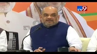 BJP President Amit Shah Press Conference || Live - TV9