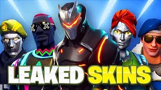 NEW FORTNITE SEASON 4 SKINS LEAKED!! FORTNITE BATTLE ROYALE SEASON 4 W/ TEAM ALBOE!!tw
