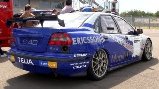 1999 Volvo S40 BTCC Race Car - Start Up & Fly Bys Sound