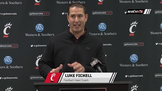 Fickell Recaps Bearcats' 2017 Signing Class
