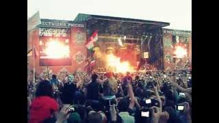 "Рок над Волгой 2013 Начало выступления Rammstein