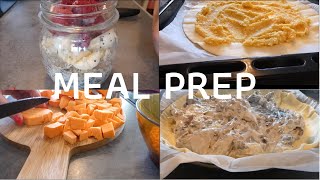[MEAL PREP] Galette des rois, tourte aux champignons et dhal de lentilles corails.