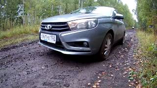 Lada Vesta vs Mitsubishi L200 Штурм на родник. Тест-драйв в лесу. Покатушки #11
