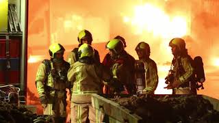 Zeer grote brand in Den Hoorn