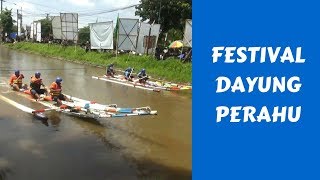 Festival Dayung Perahu Tradisional - NET. JATIM