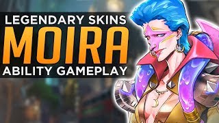 Overwatch: Moira Gameplay & Legendary Skins! - Ability Breakdown