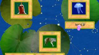 Лунтик и Кузя учат английские слова игра .Luntik and Kuzya learn English words game