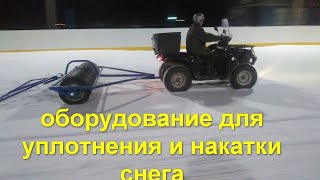 Тест,оборудования,для подготовки лыжных трасс,
