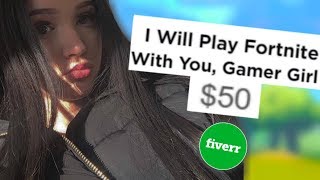 I Became A Fortnite Gamer Girl On Fiverr