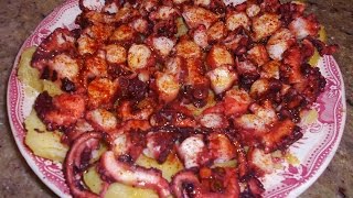 PULPO A LA GALLEGA EN 10 MINUTOS / OCTOPUS GALICIAN IN 10 MINUTES