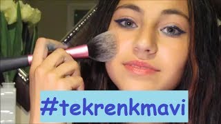 Tek Renk Mavi (+Saç Tebeşiri)