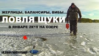 Жерлицы, балансиры, вибы... Ловля щуки в январе. Зимняя рыбалка 2018.