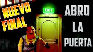 NUEVO FINAL | ACTUALIZACIÓN | HELLO NEIGHBOR | ABRO LA PUERTA | Link de Descarga |