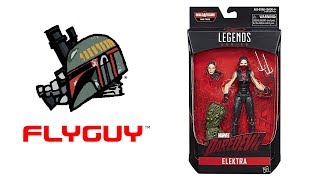 Hasbro Marvel Legends Netflix Knights Elektra Six Inch Toy Action Figure Review | By @FLYGUY
