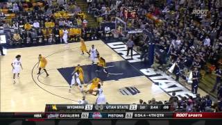 1.27.15 Men's Basketball at Utah State Highlights
