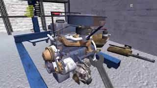 Как прицепить двигатель на кран в My summer car?