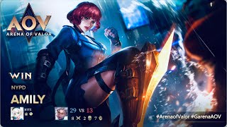 AOV - Arena Of Valor - Amily NYPD gameplay