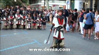 Moros y Cristianos Dénia 2012: Desfile Infantil Filà Deniers