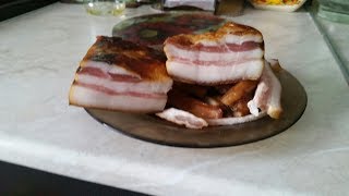 Сало холодного копчение