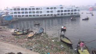 Exclusive Seen Ship Launch  River Boat Dhaka Sadarghat Bangladesh HD Live 07