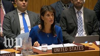 Haley: Trump says U.S. is ‘locked and loaded’