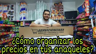 ¿Cómo organizar los precios en tus anaqueles? #tienda #abarrotes