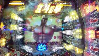 【CR北斗の拳 剛掌】 レインボー保留→回想疑似連4→一発告知→大当たり