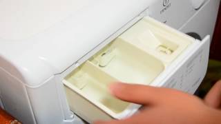 Как вытащить емкость для порошка Indesit WISN 821