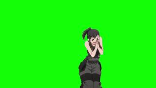 Maki Oze | Anime Girl | (Green Screen - Chroma Key) #72