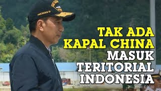Jokowi: Tak Ada Kapal China Masuk Teritorial Indonesia di Laut Natuna