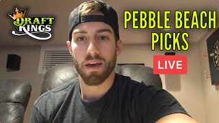 DraftKings Pebble Beach Picks - PGA Lineup Building