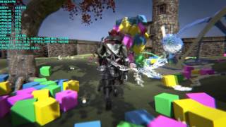 GTX 970 NVIDIA PhysX FleX Demo (Unreal Engine 4) 1080p