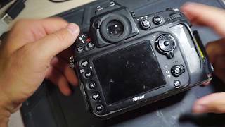 NIKON D800 ремонт ищем причину слетевший PIN картридера убийца механизма