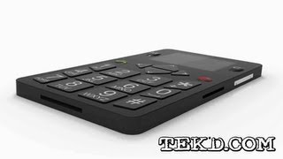 The Credit Card Sized Micro-Phone Backup Cell Phone