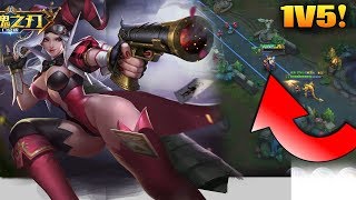 Heroes Evolved: New Hero Arlequin 1V5 Penta Possible ? Gameplay
