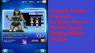 Marvel Puzzle Quest  Original Black Widow:Captain Frugal