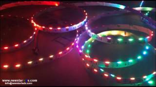 020 side view DC12V 60leds ws2811 020 rgb digital led strip programmable 335 emitting 020 strip
