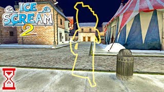 Прохождение игры против невидимого Мороженщика | Ice Scream 2