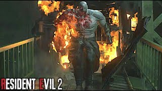 Resident Evil 2 Remake 2019 - Leon A - Mr X Final Boss With ENDING